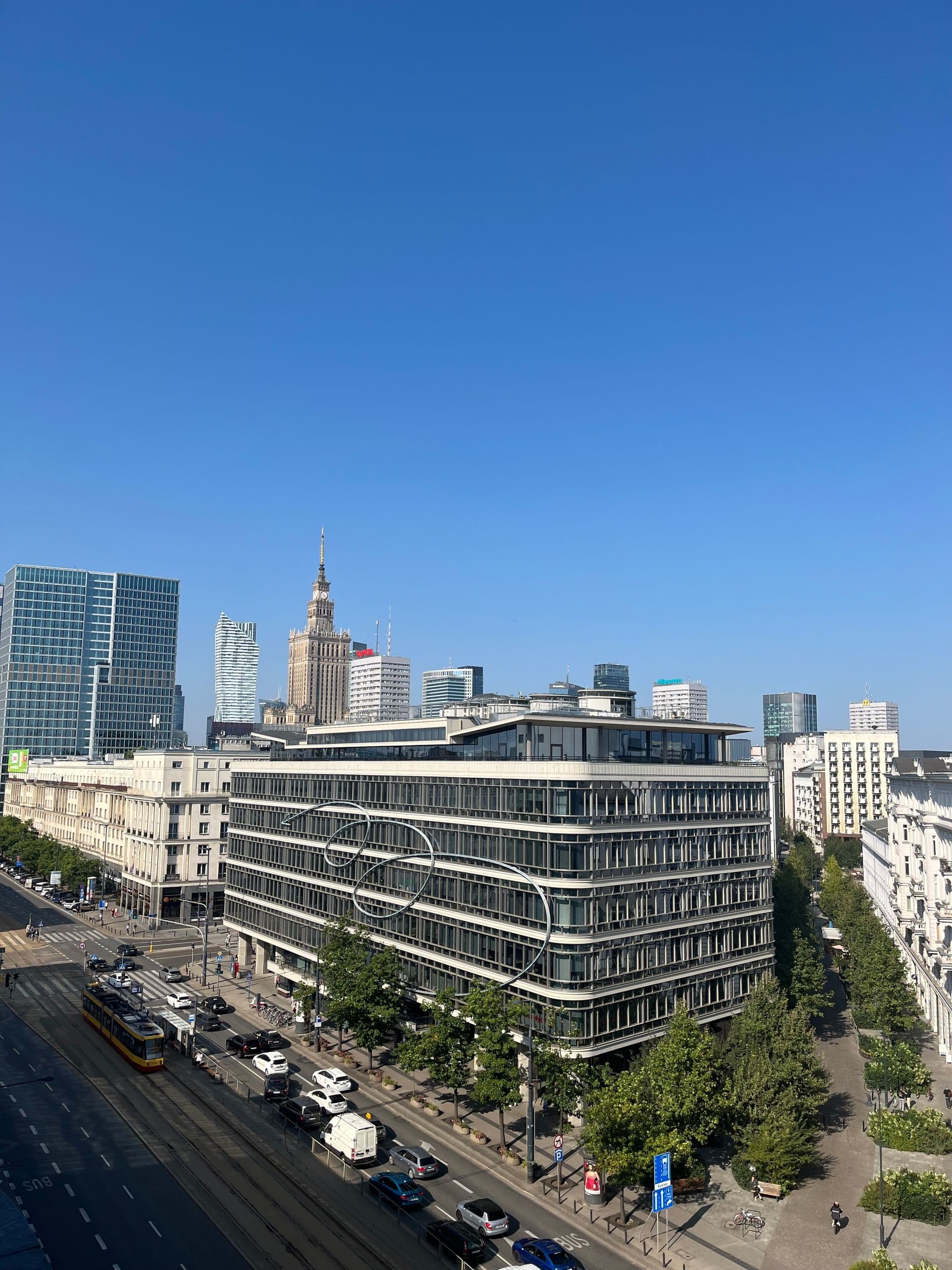 Nowoczesne centrum Warszawy